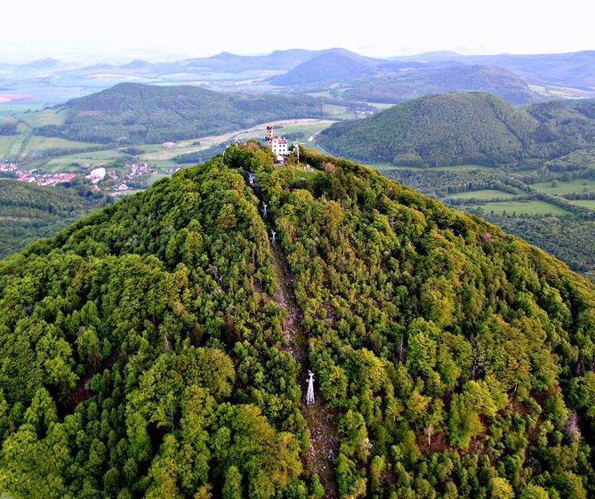 Milešovka - the highest mountain in the Bohemian Central Mountains