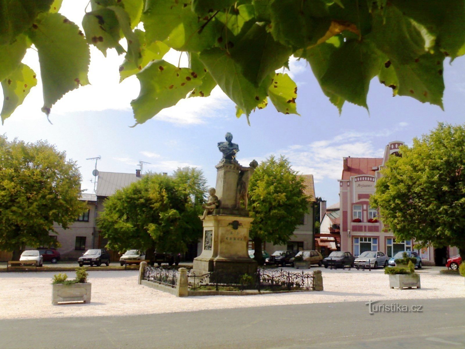 Miletín - monument over KJ Erben