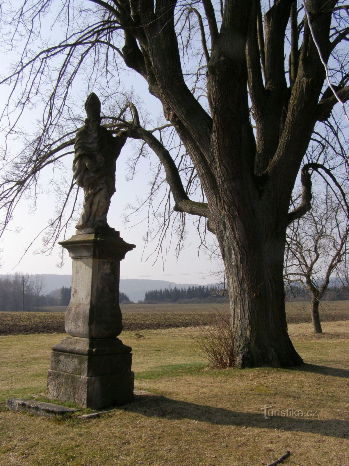 Miletín - estatua de St. San Gotardo