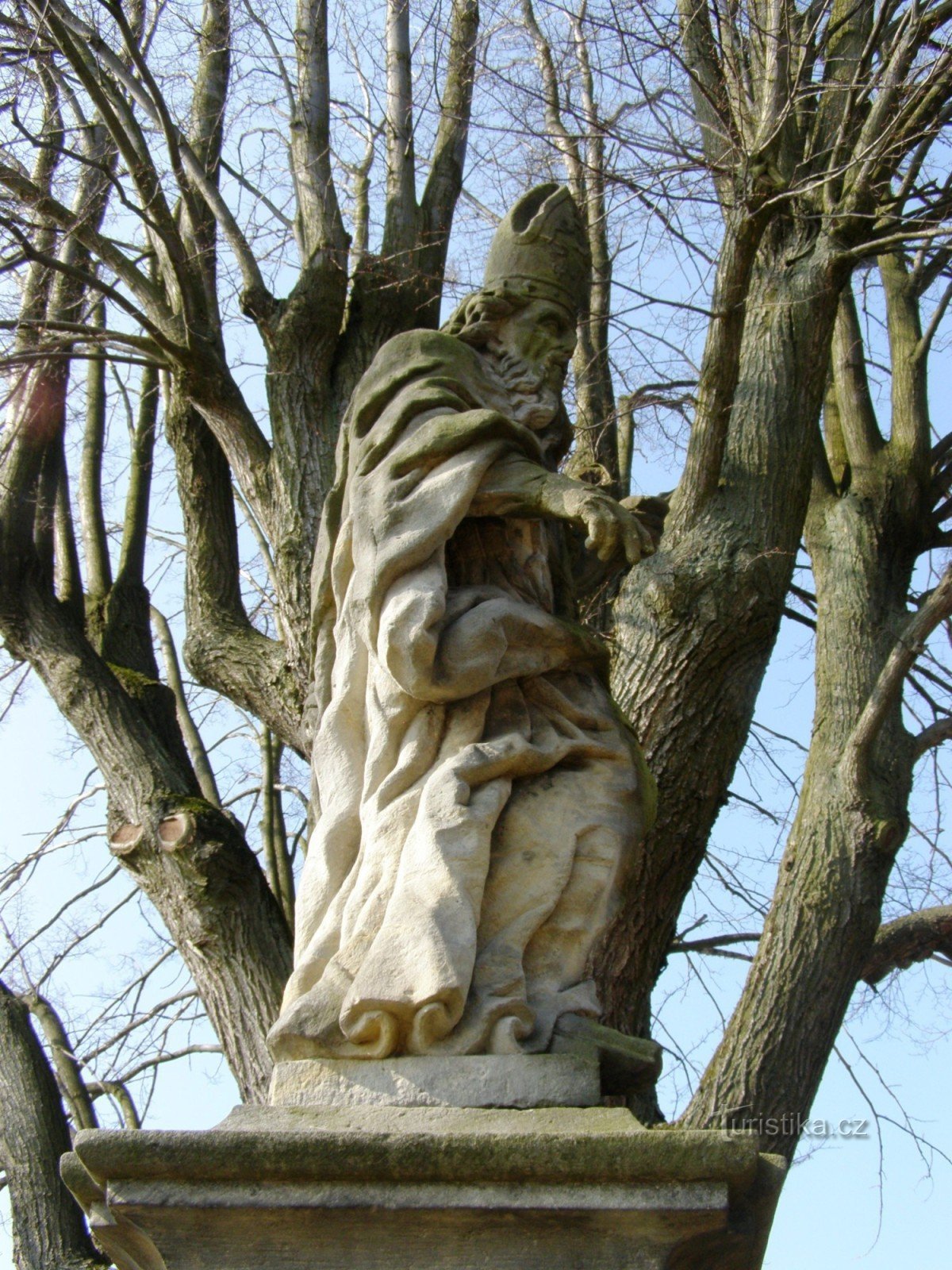 Miletín - statue af St. Gotthard