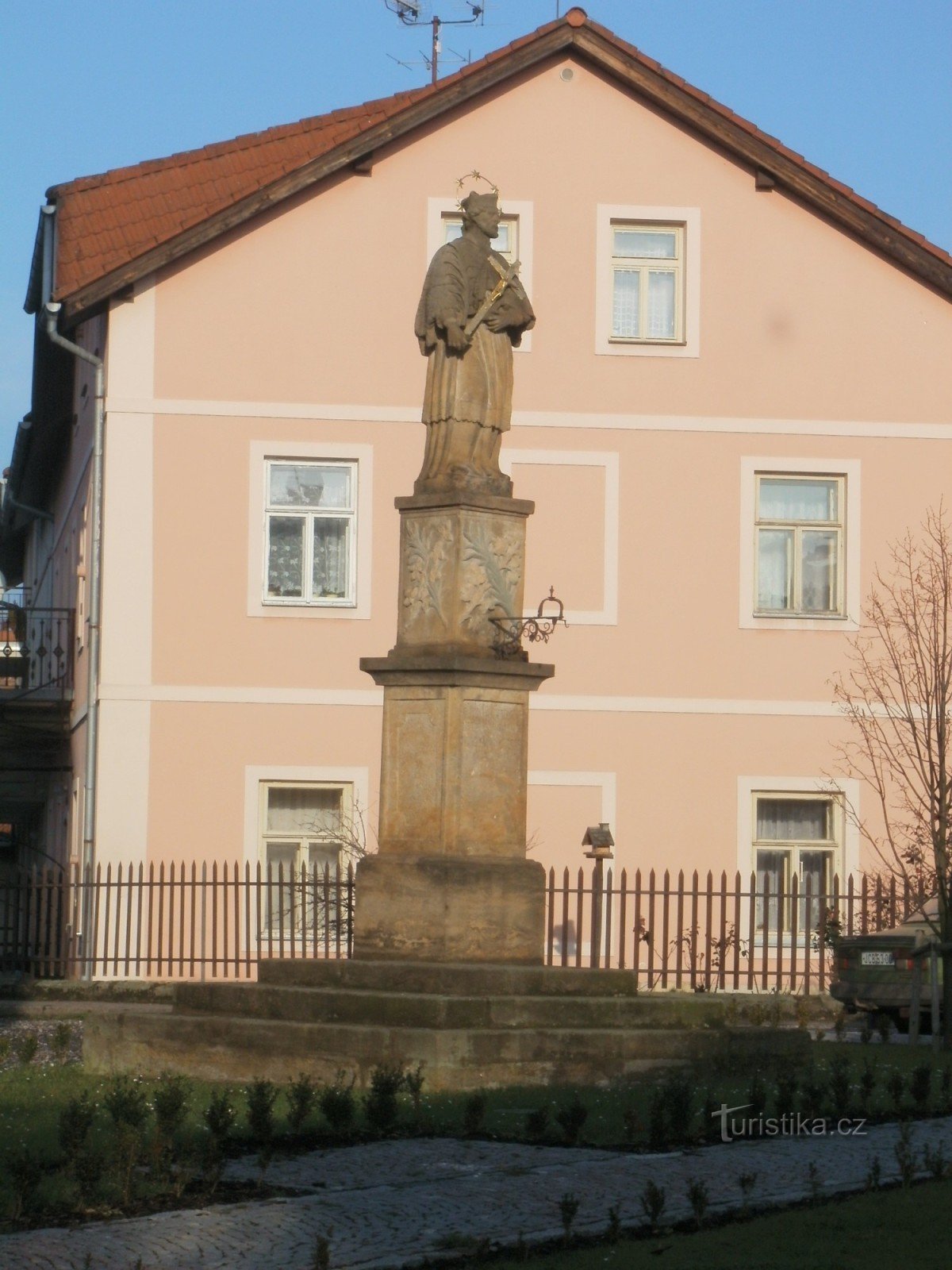 Miletín - statue af St. Jan Nepomucký