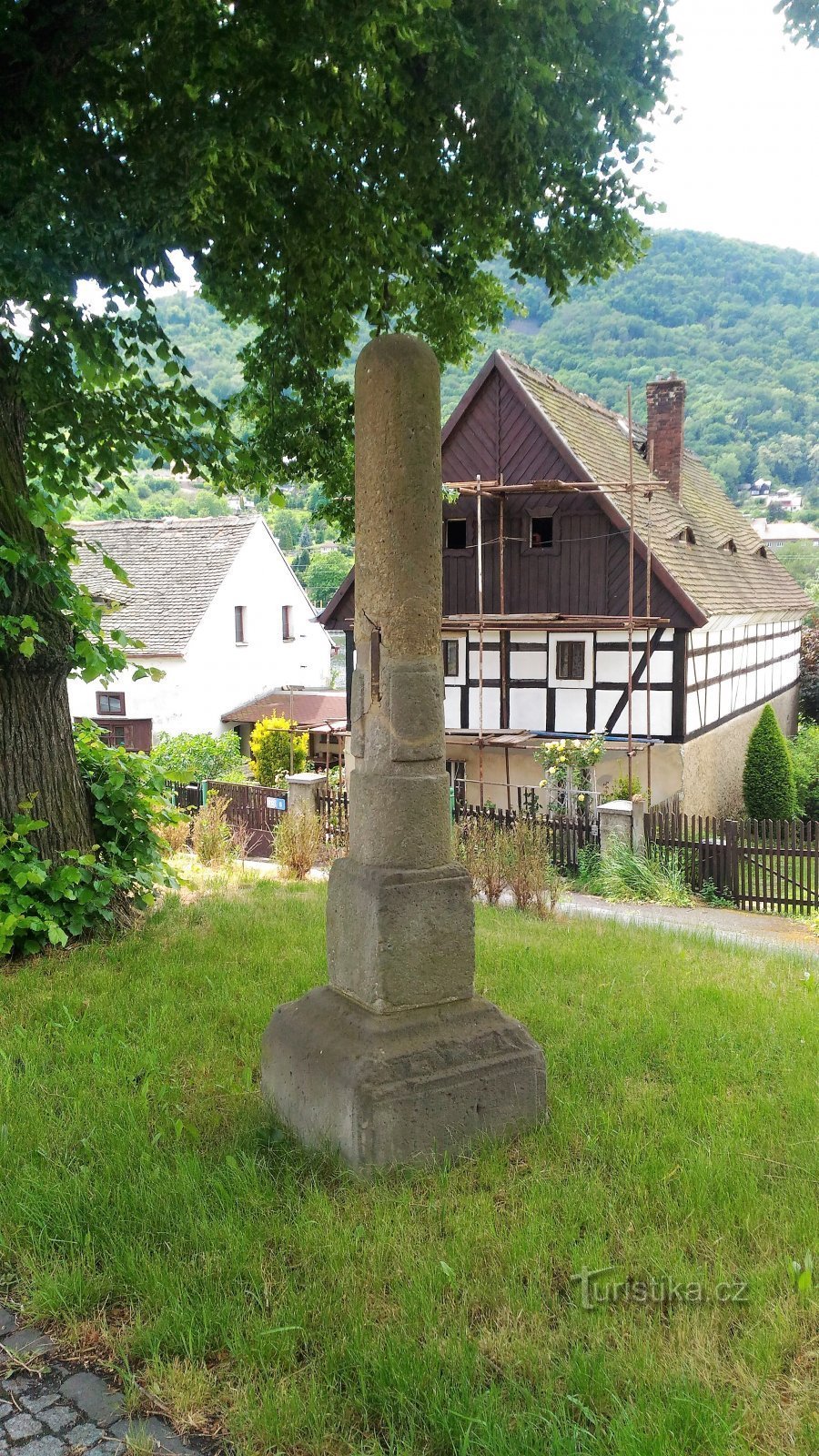 Ένα ορόσημο στο Ústí nad Labem.