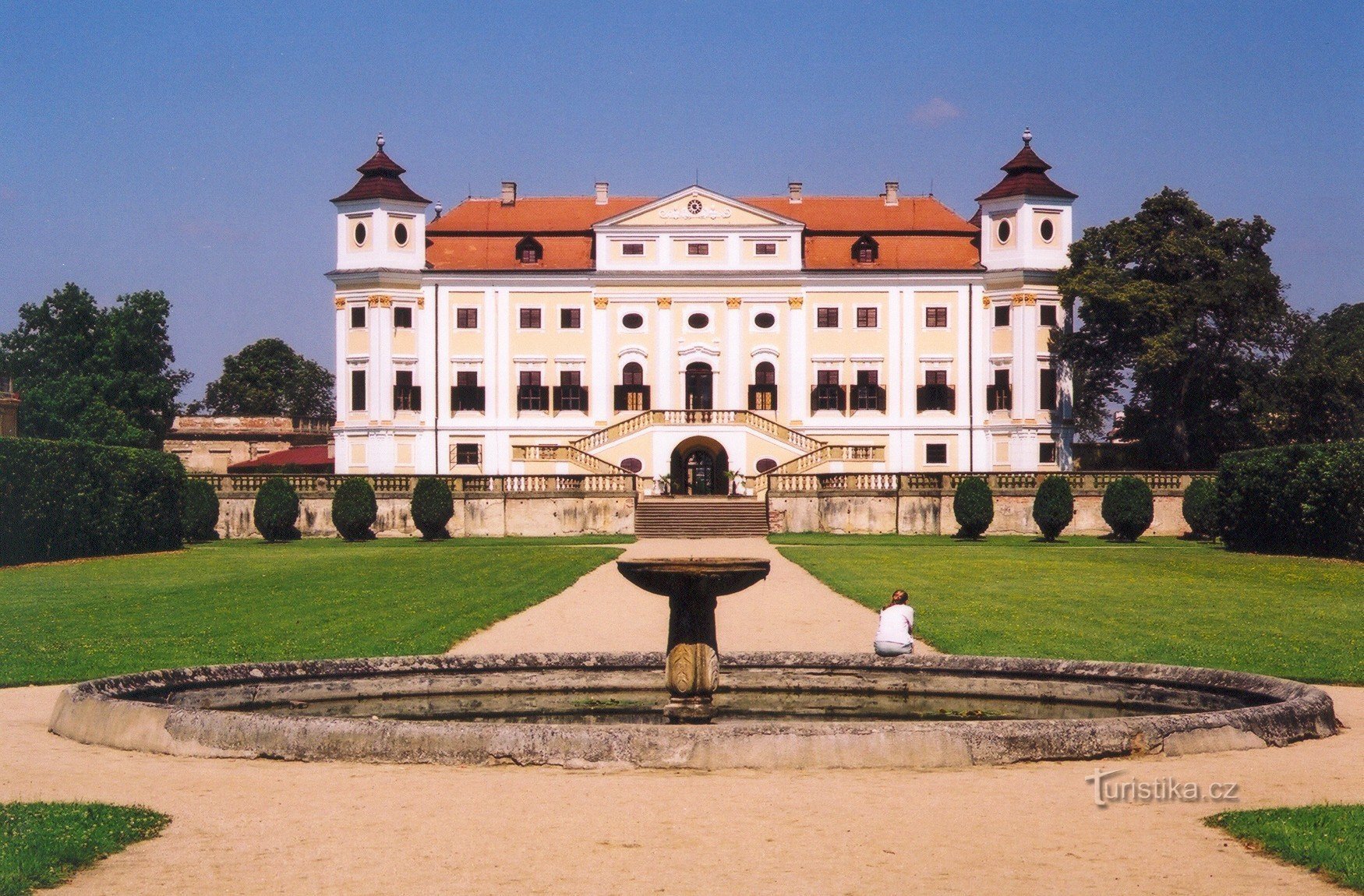 Milotice - jardim do castelo