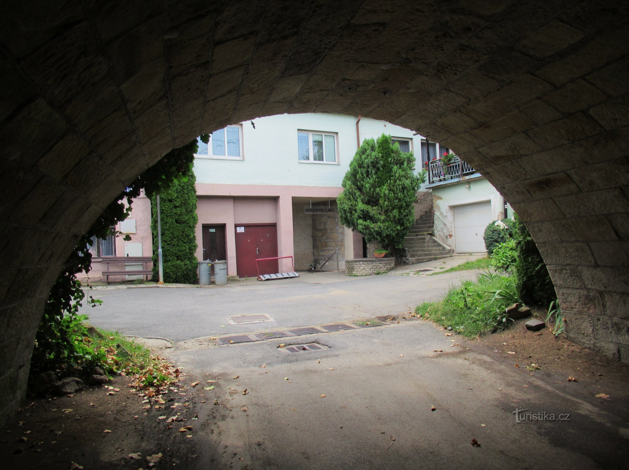 Mineral spring Slanica in Napajedlý