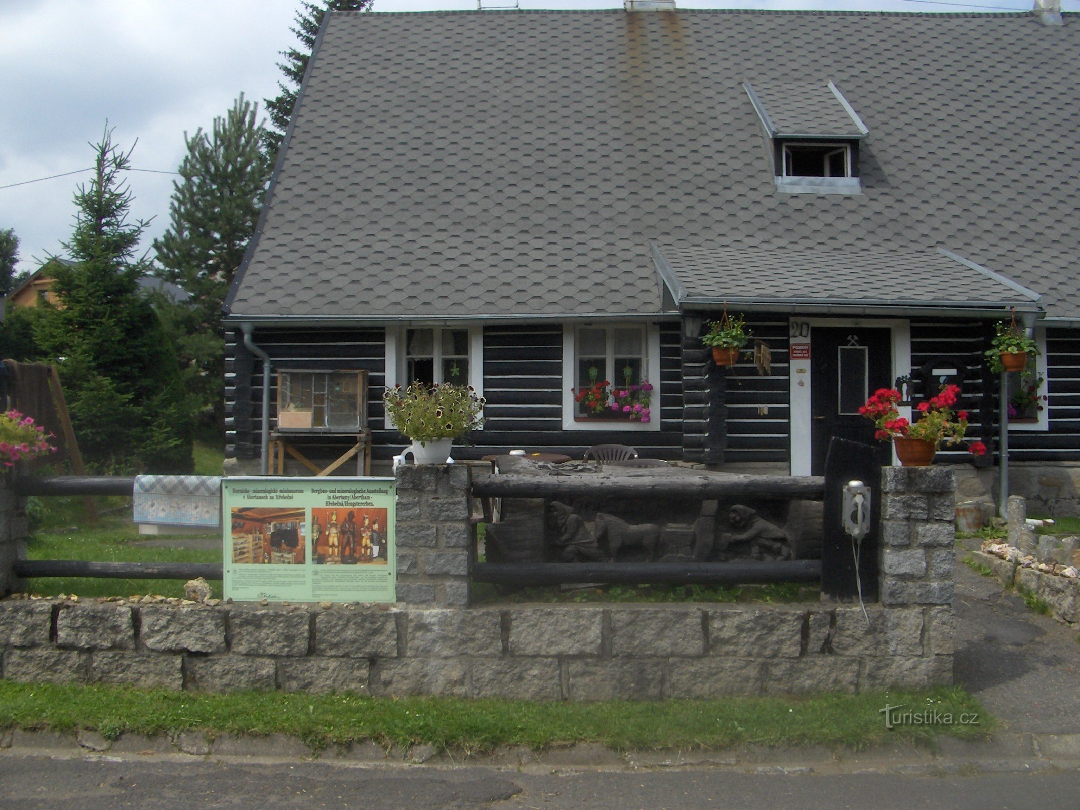 Minimuseum van mijnbouw.