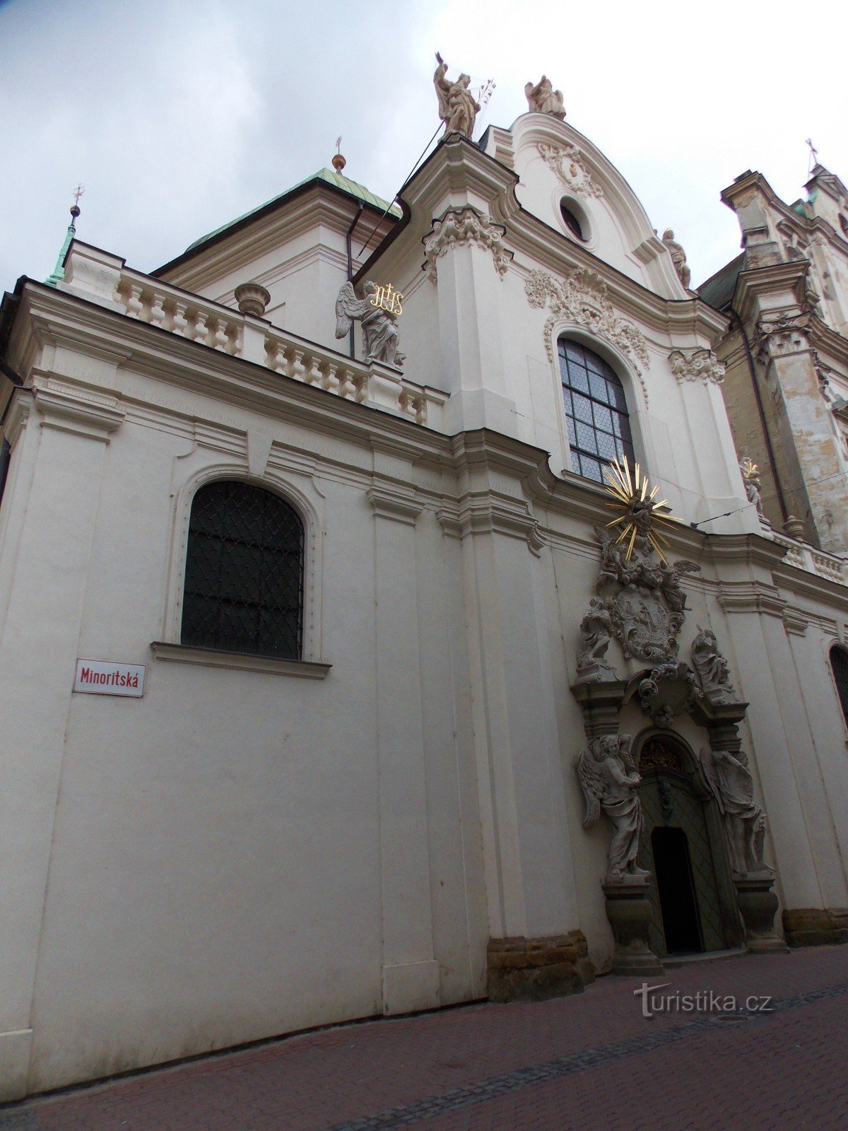 Minoritská street in the center of Brno