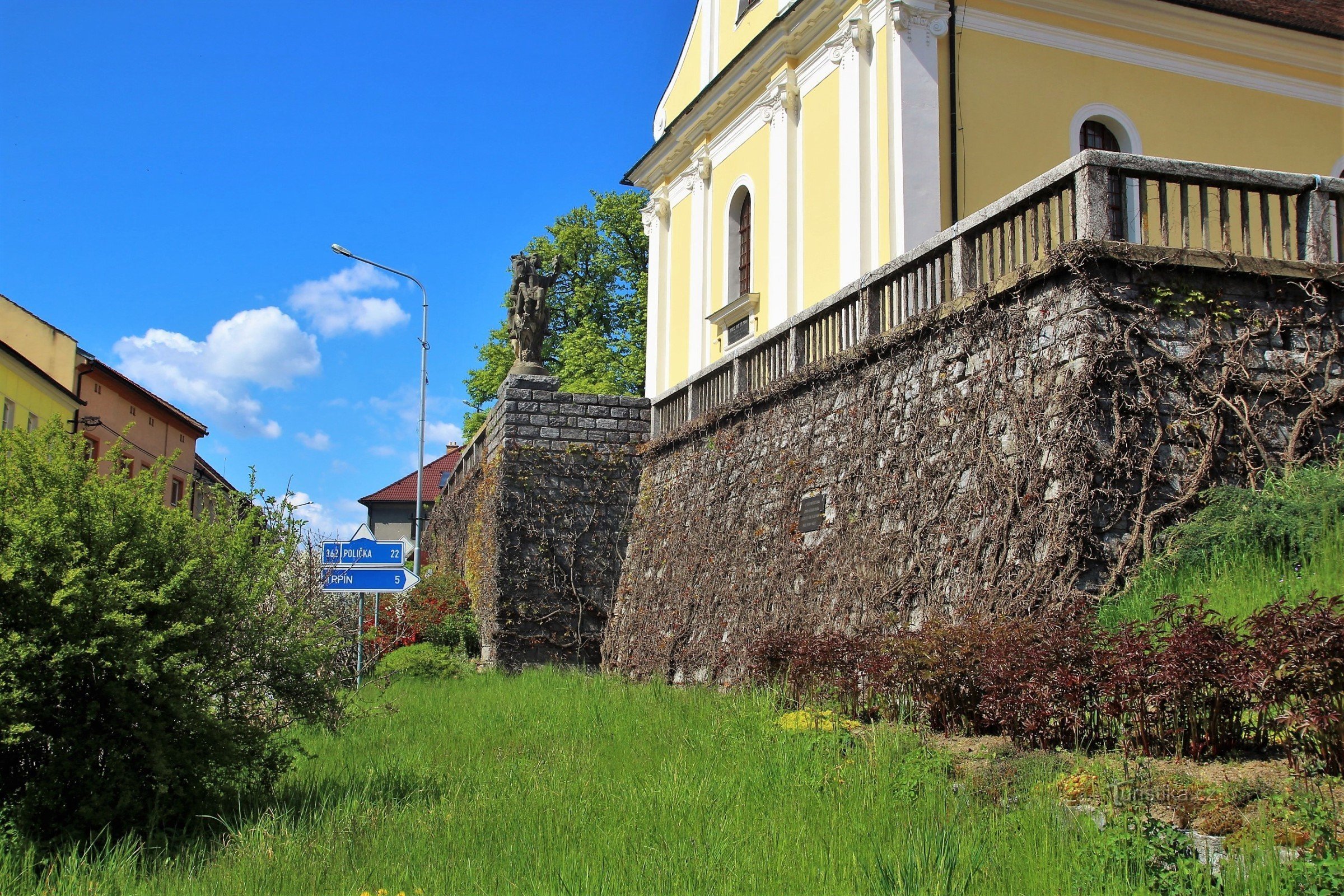 The place where the theater building stood