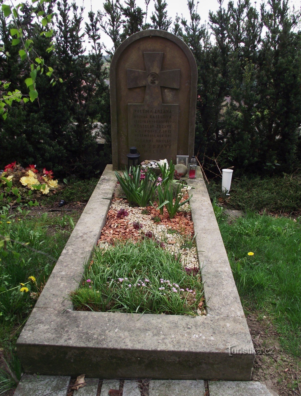 Jan Zrzavý's final resting place