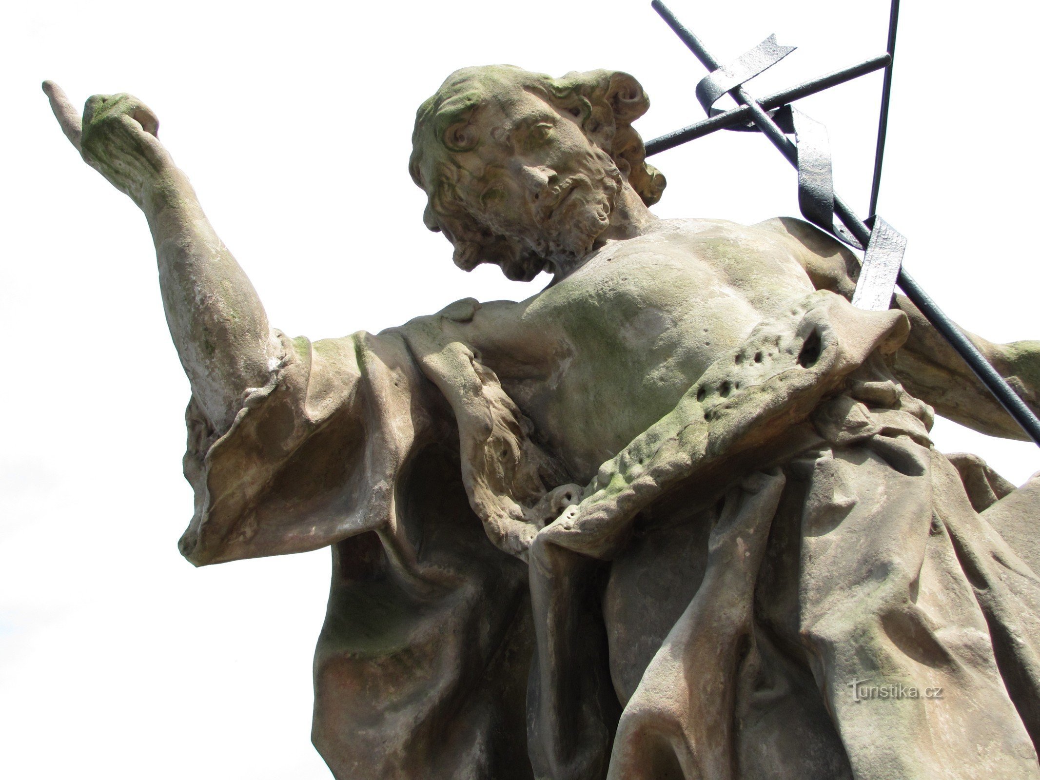 Mitrovice u Moravičan - estatua de St. Juan el Bautista (Ondřej Zahner)