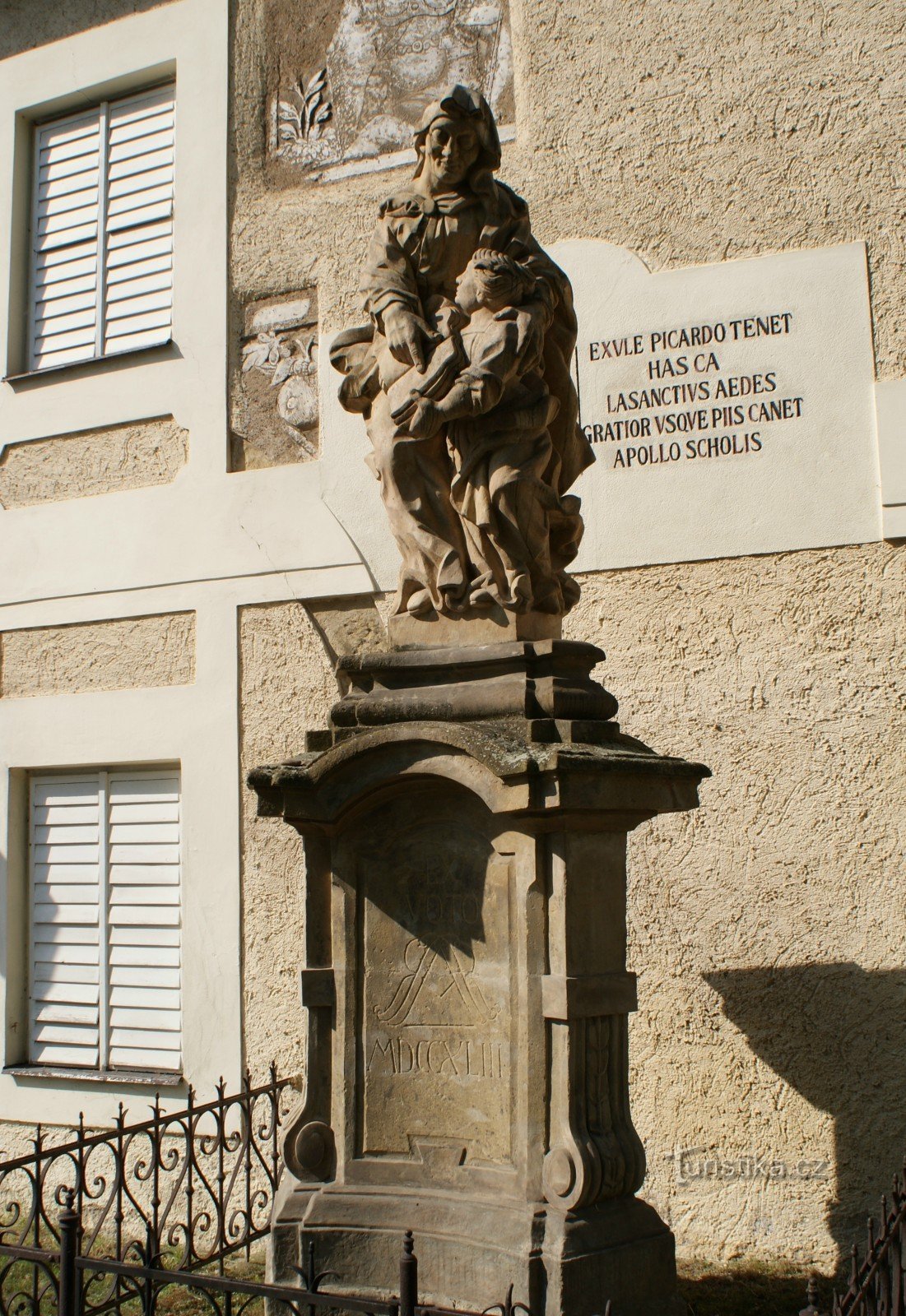 Mladá Boleslav - statua di S. Anna
