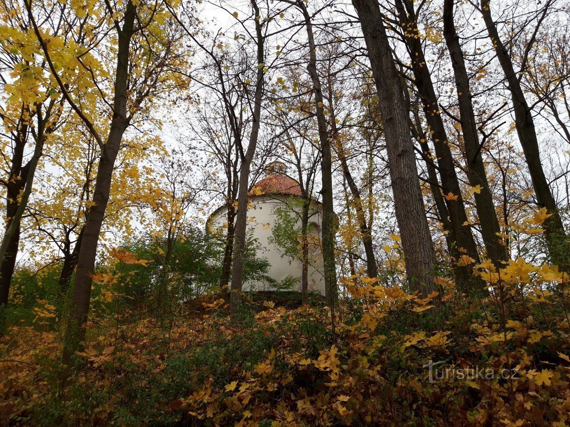 Mladá Vožice – Kapel van de Hemelvaart van de Maagd Maria en de Kruisweg