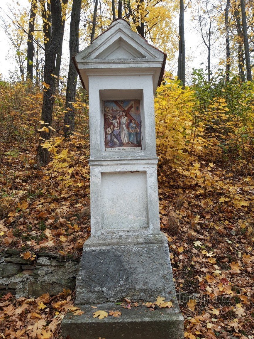Mladá Vožice – Cappella dell'Assunzione della Vergine Maria e Via Crucis