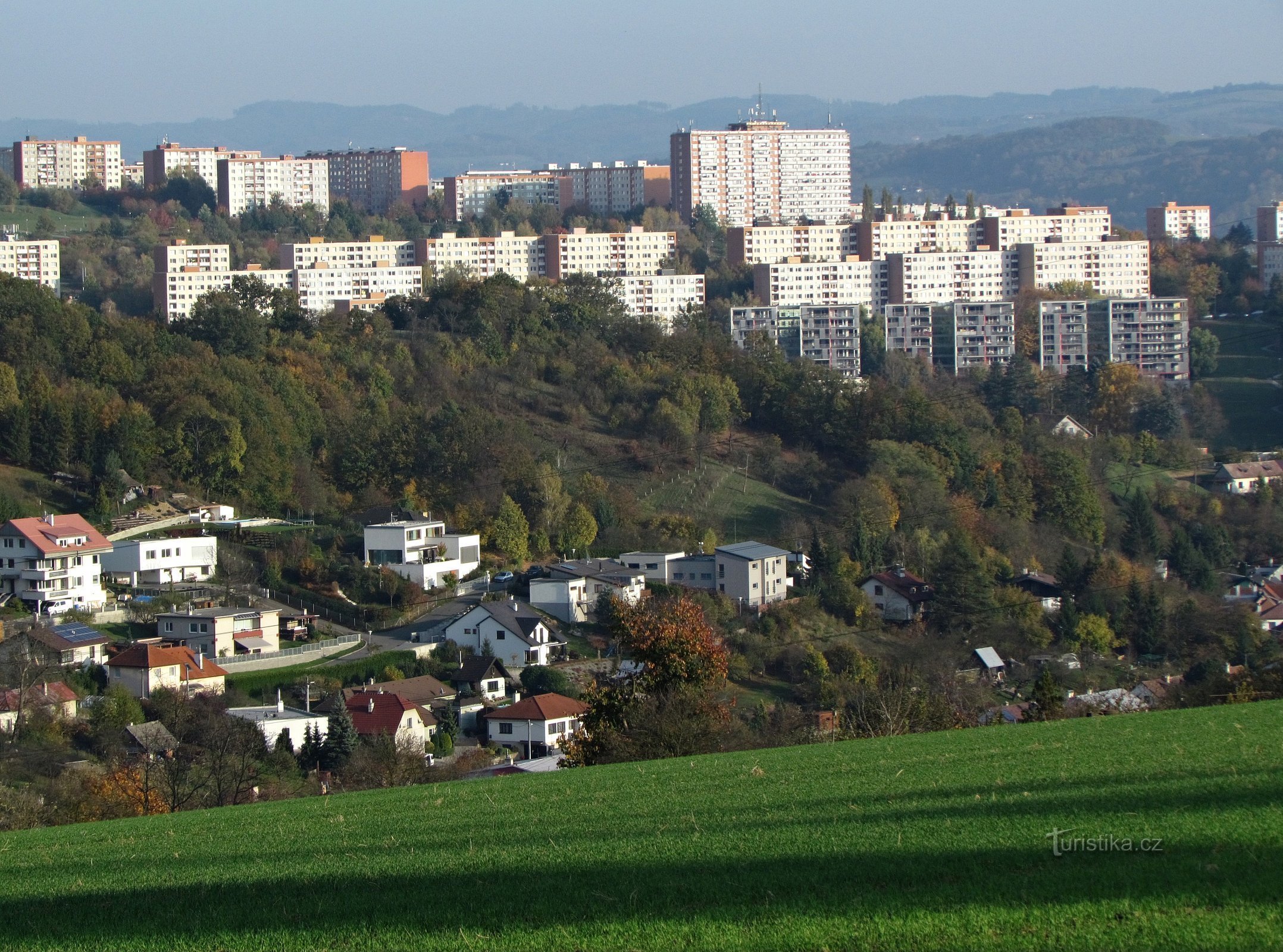 Uitzicht op Mladac