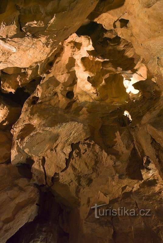 Cavernas de Mladečské - fotografia nas cavernas