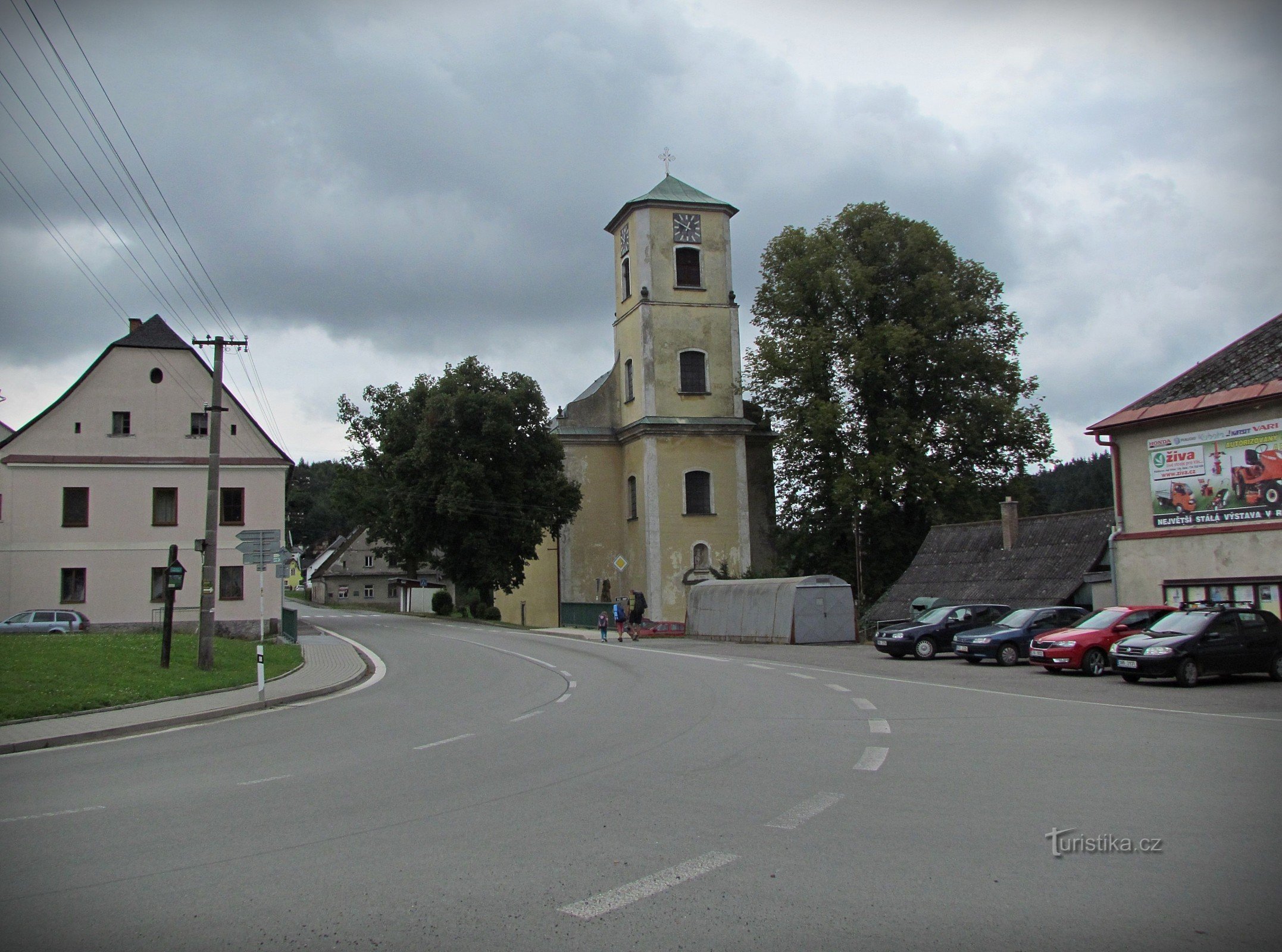 Mladkov - église Saint-Jean-Baptiste et autres attractions