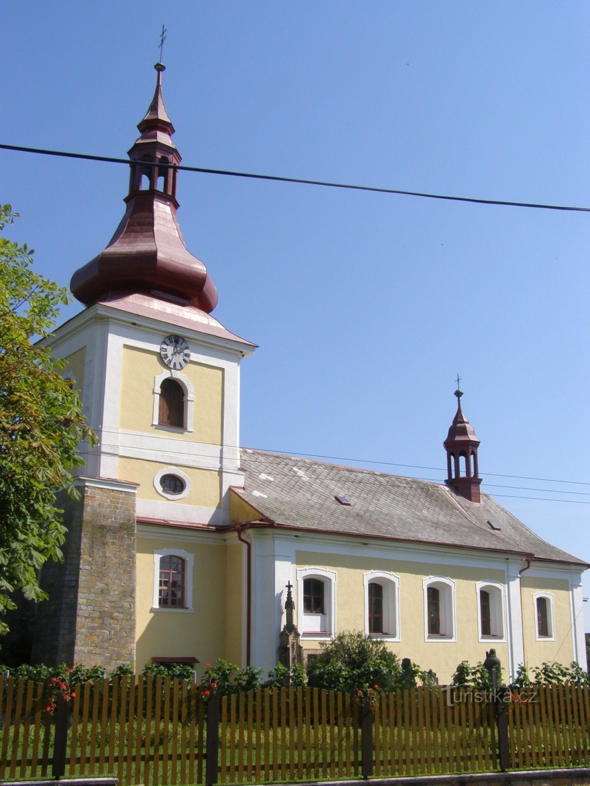 Mlázovice - kościół