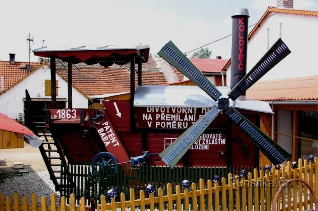 een molen voor het malen van oude vrouwen