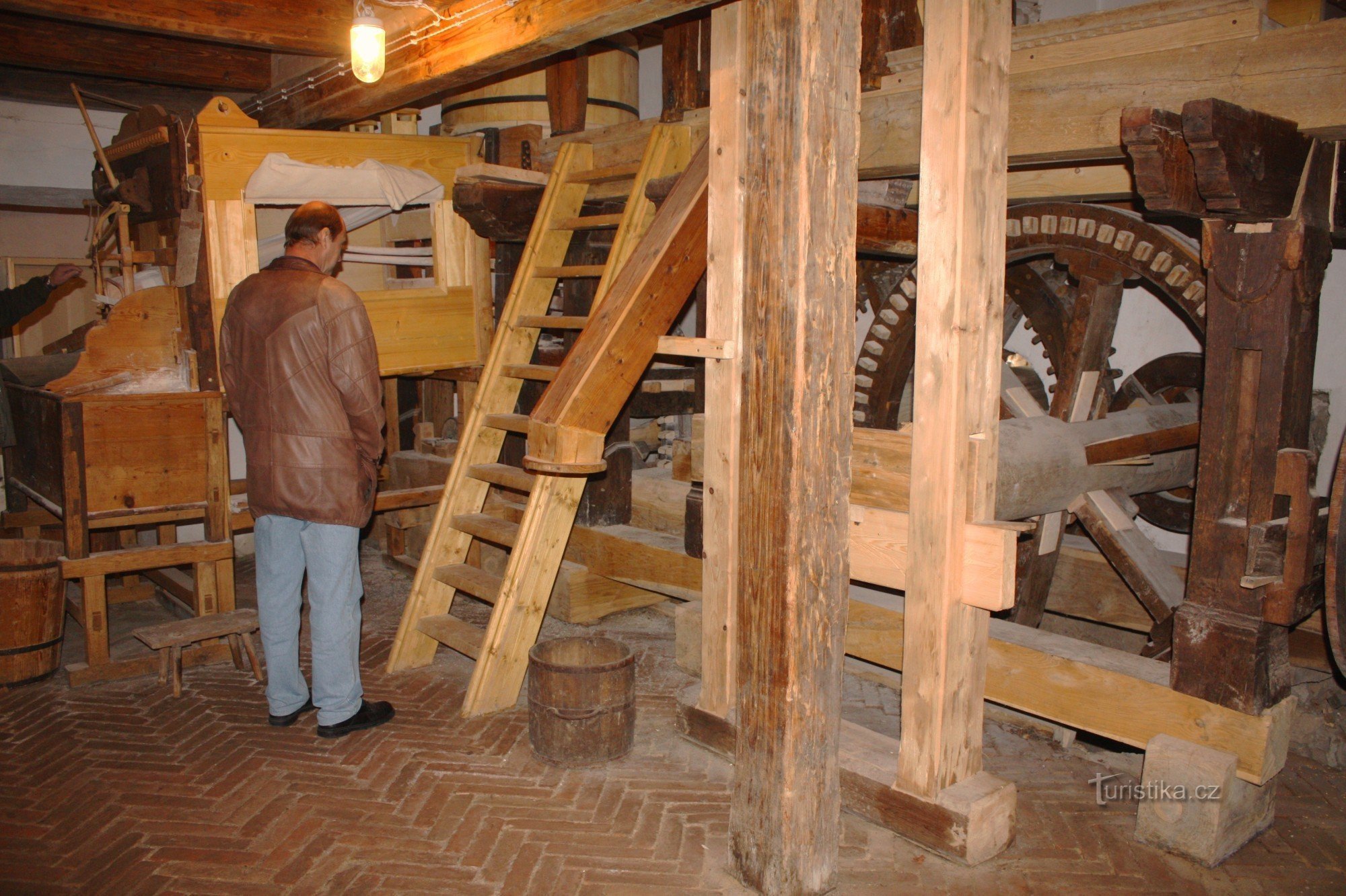 Exposition de meunerie au rez-de-chaussée