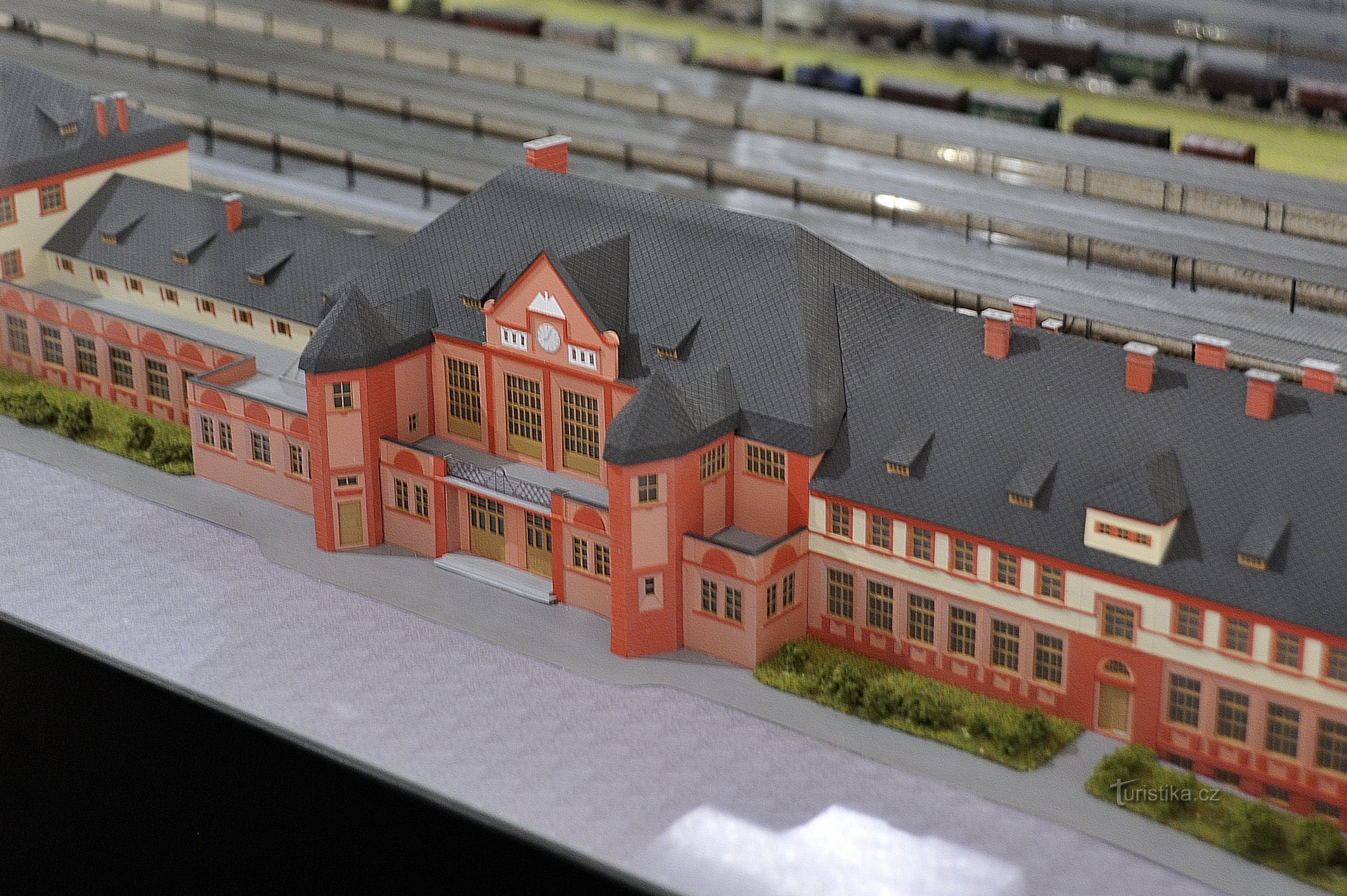 Model of České Třebová railway station, photo archive: Municipal Museum Česká Třebová