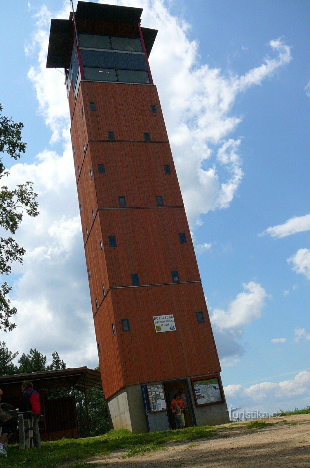 The modern lookout tower was opened in 2007