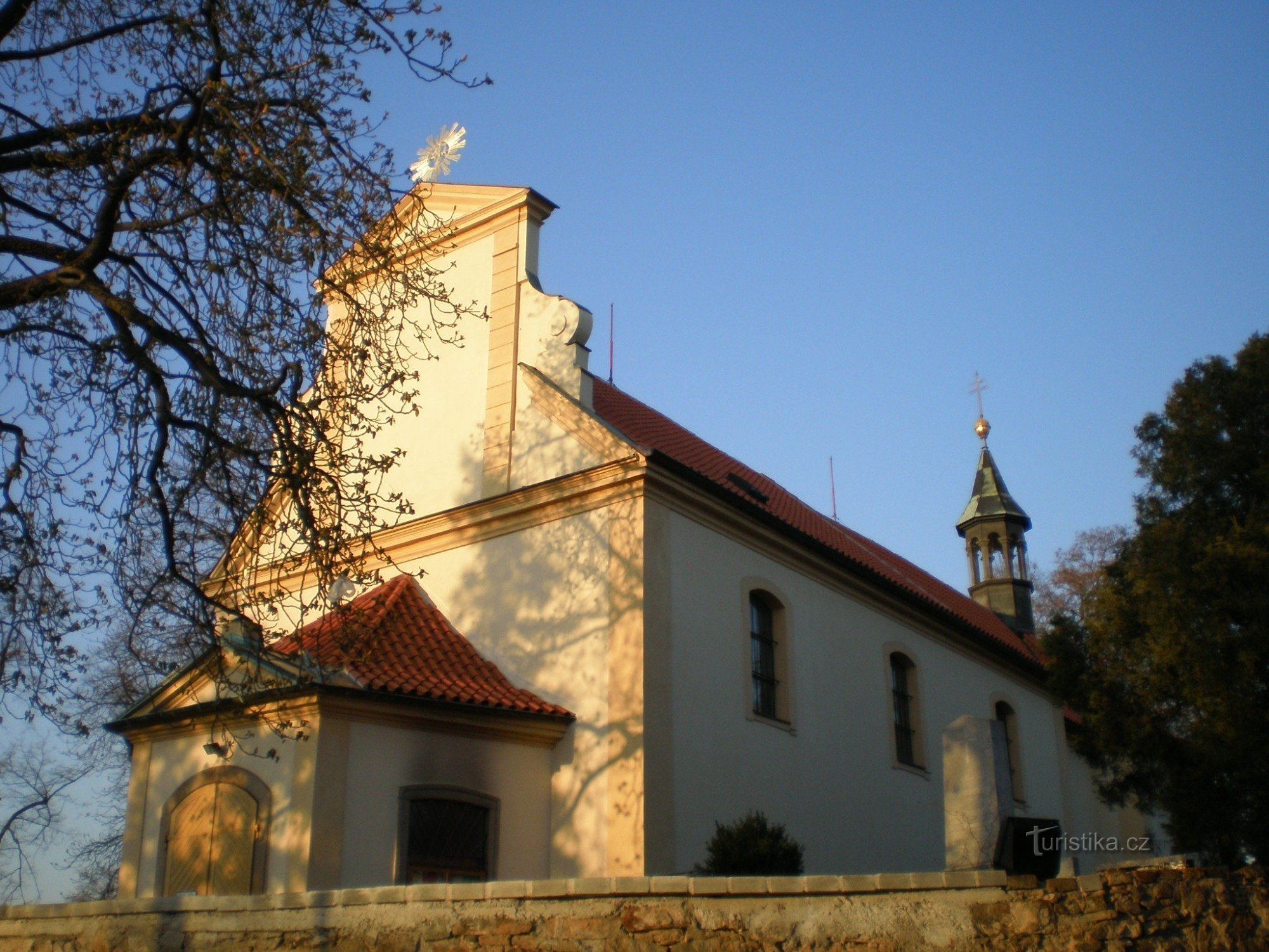 Modřany - Kościół Wniebowzięcia Najświętszej Marii Panny