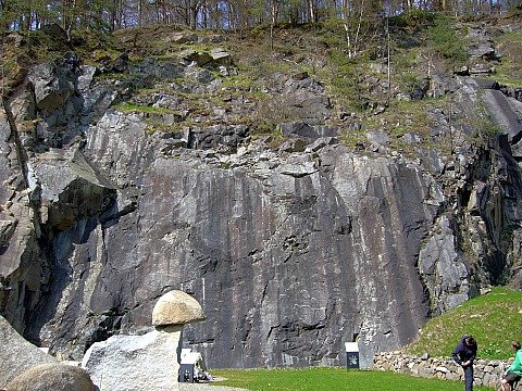 Blauer Steinbruch bei Lužnice