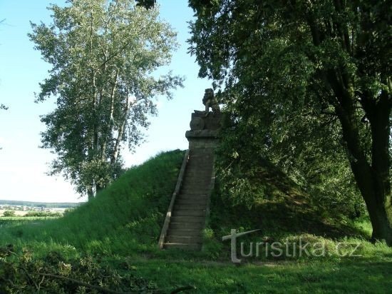 Mohejlík perto de Hořice - monte hussita