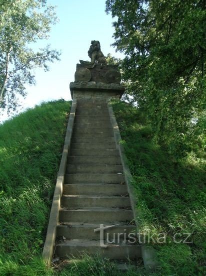 Mohejlík perto de Hořice - monte hussita