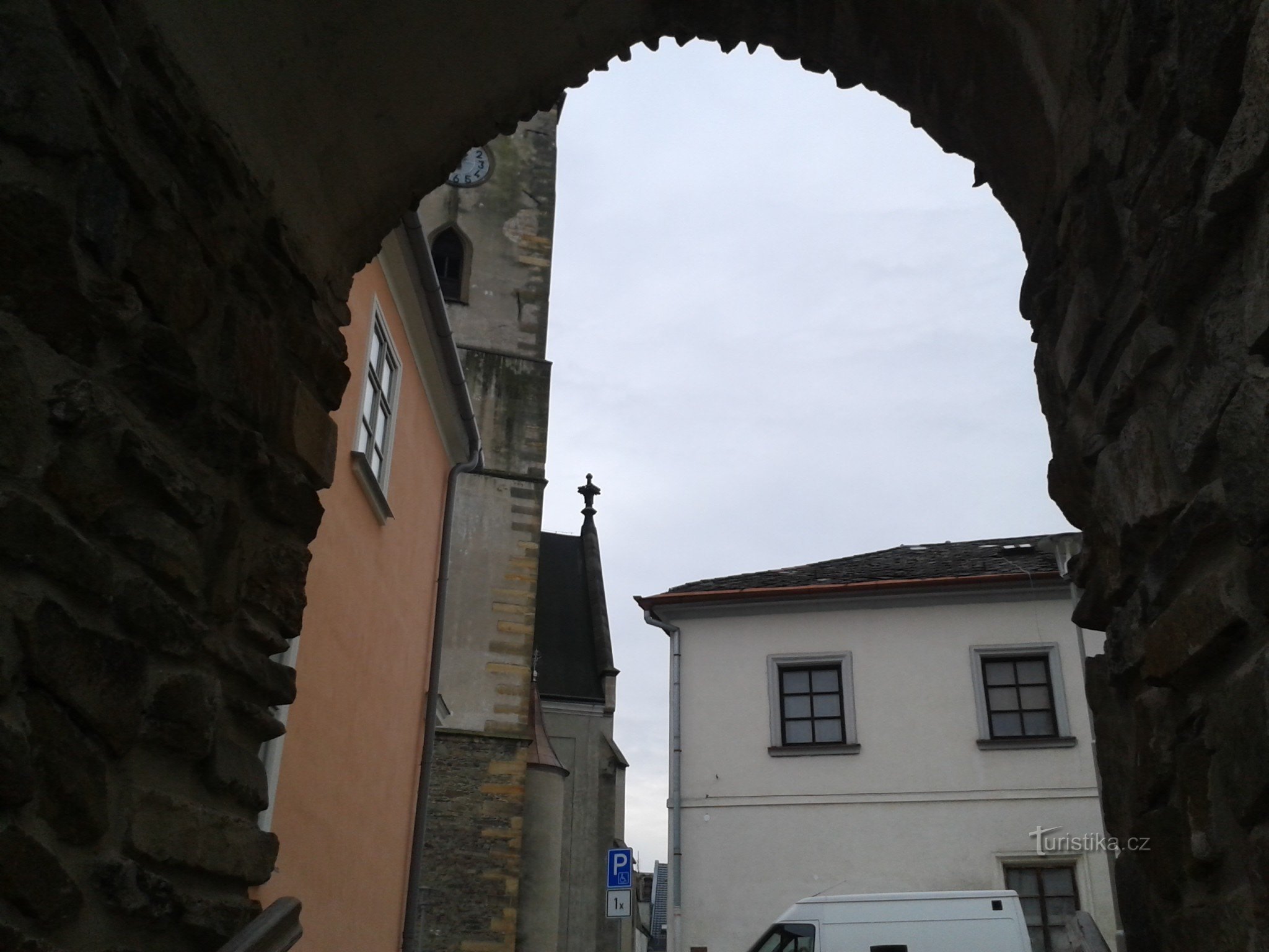 Mohelnice - Porte d'eau et vestiges des fortifications de la ville