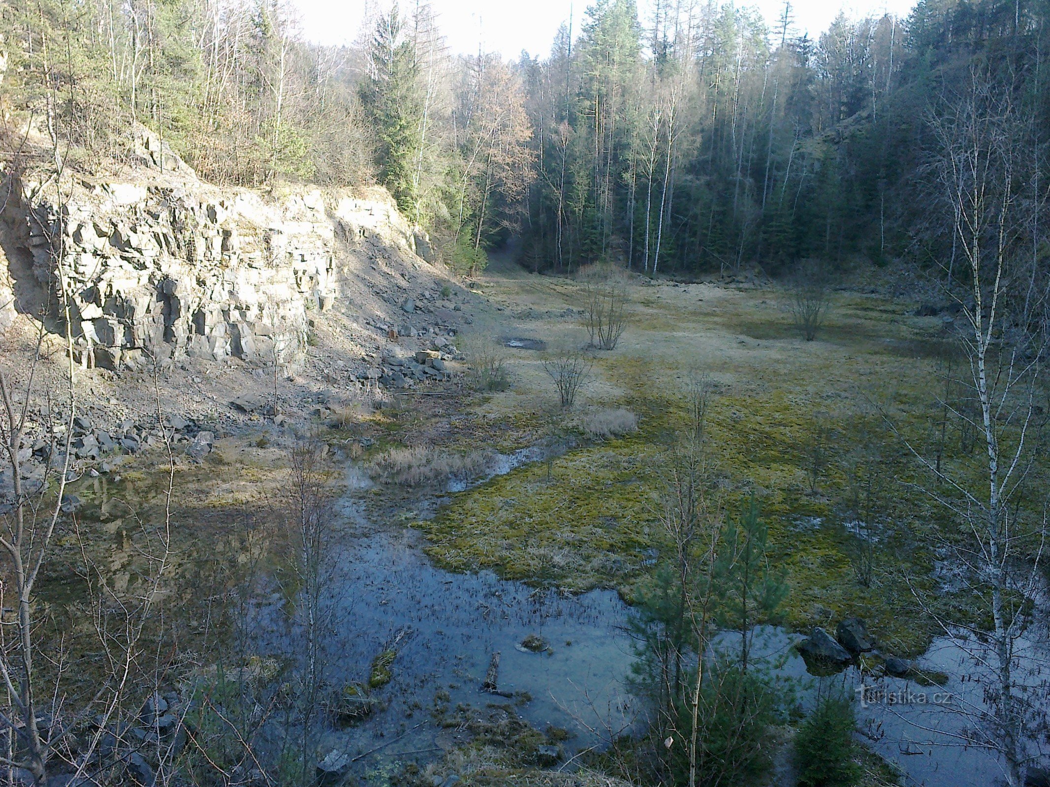 Våtmark i stenbrottet