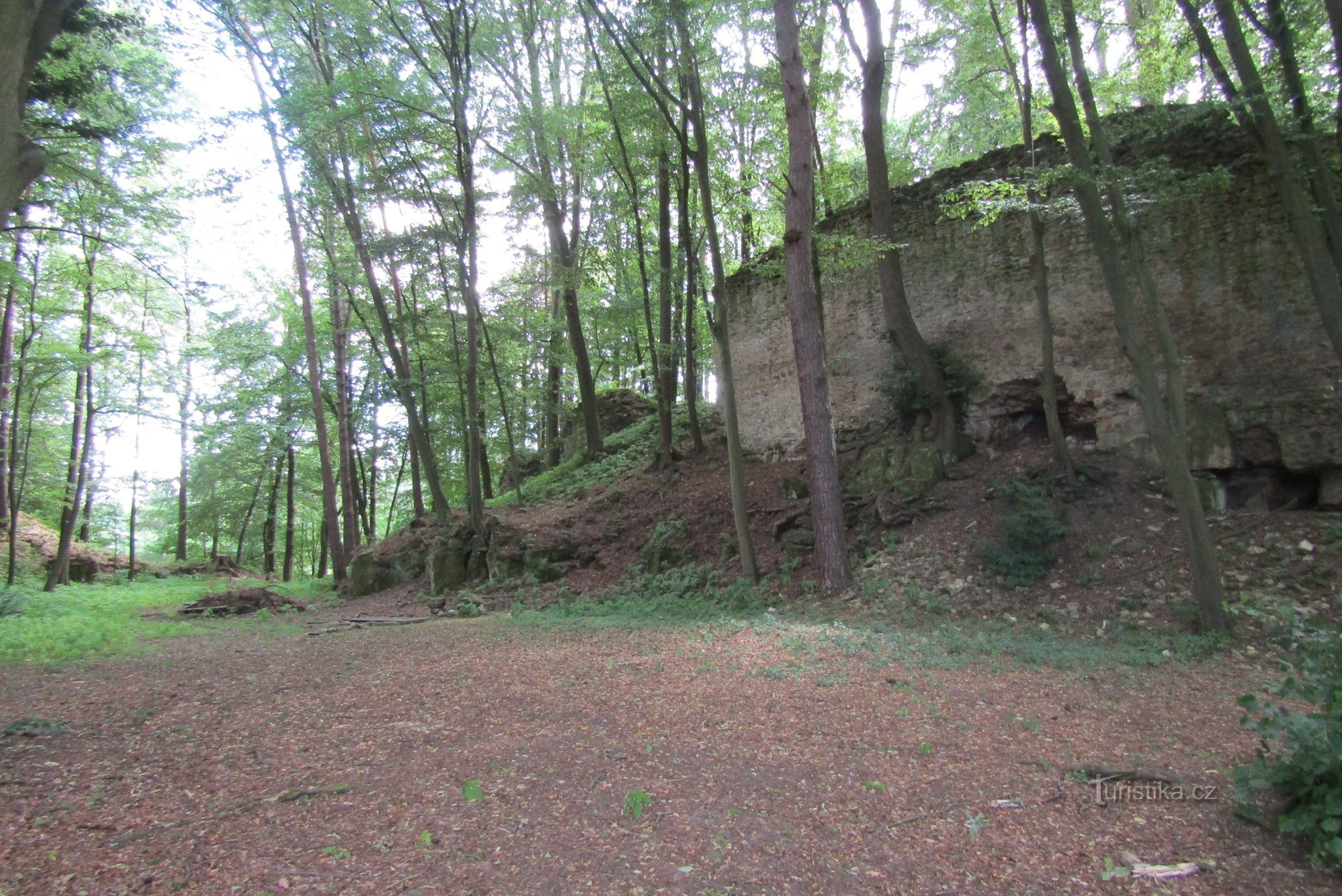 Moravská Třebová e le rovine del castello di Radkov