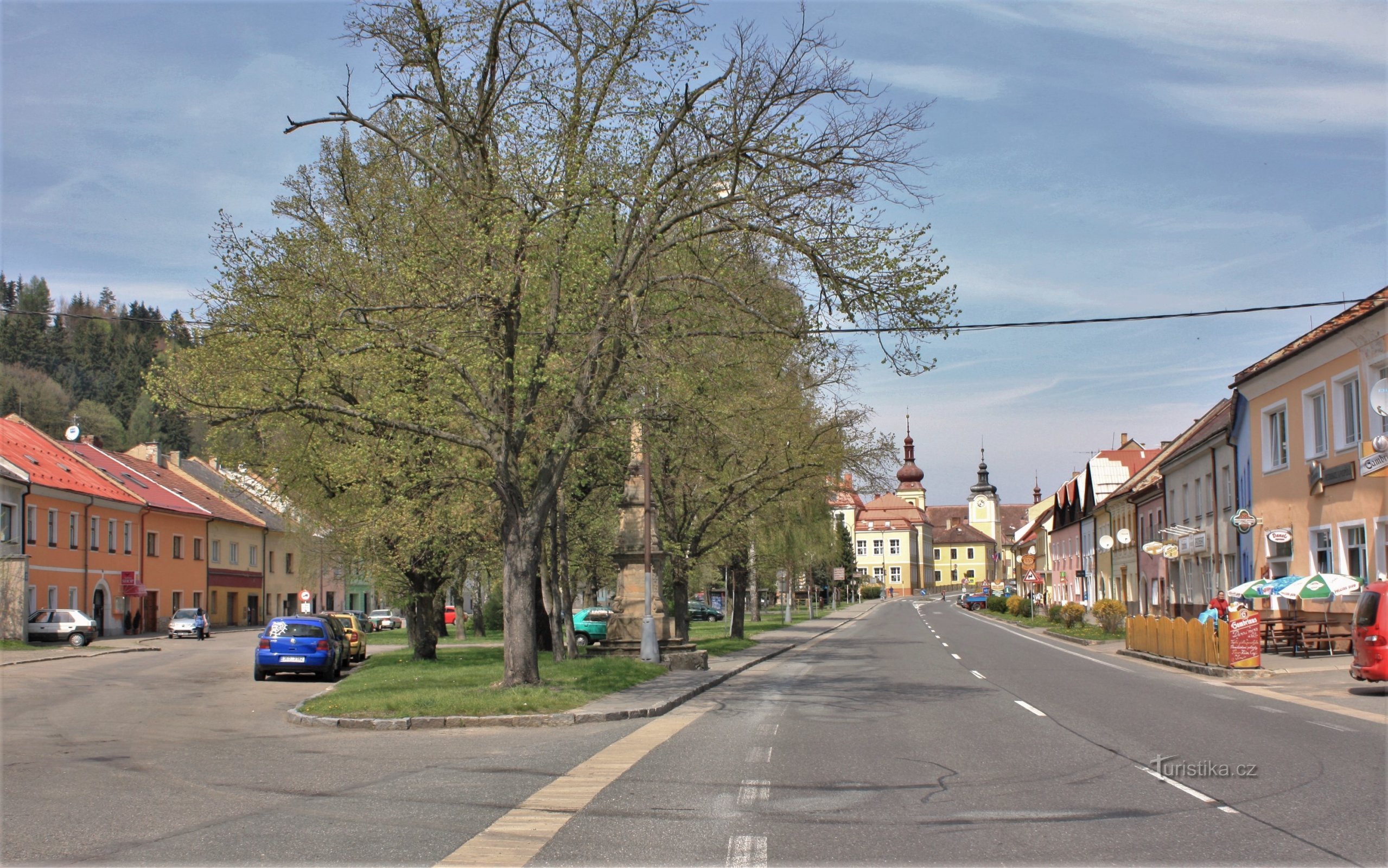 Březová nad Svitavou のモラヴィア広場