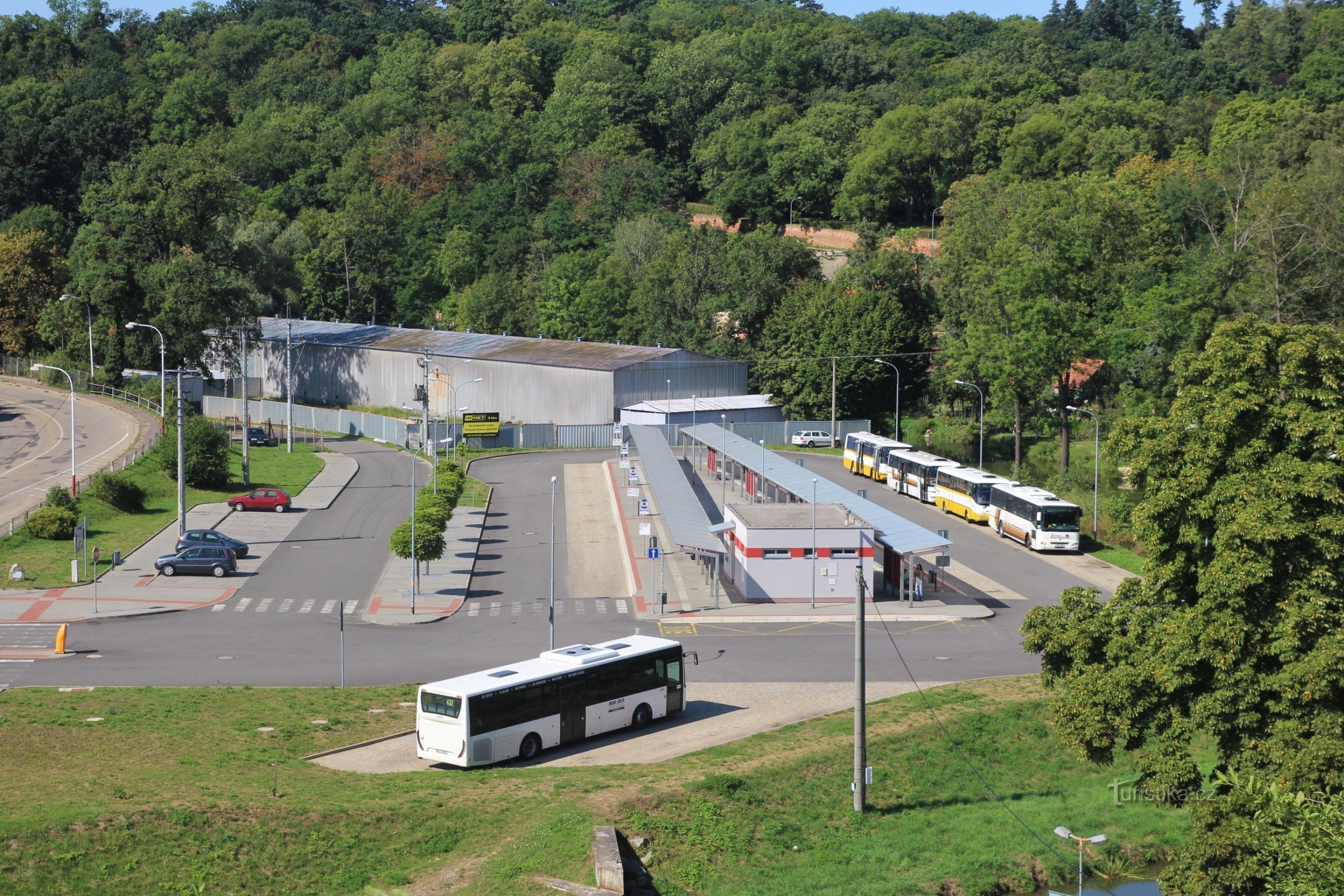 Moravský Krumlov - autobusové nádraží