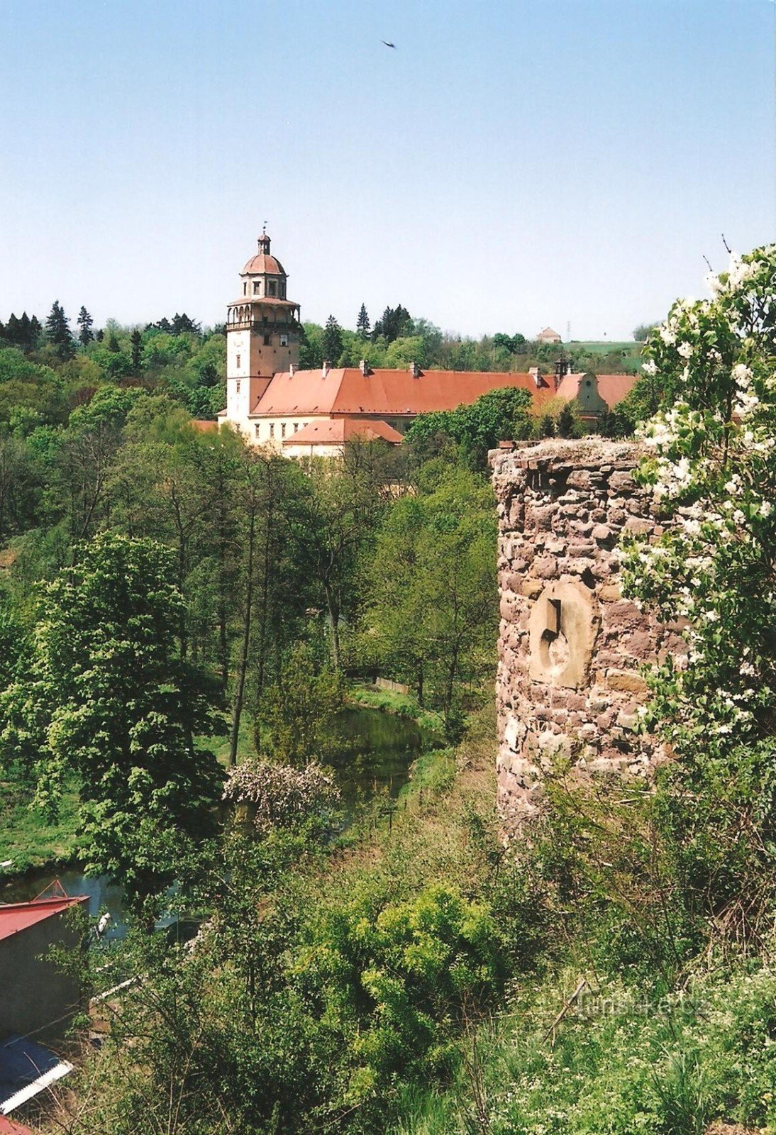 Moravský Krumlov - τοίχοι