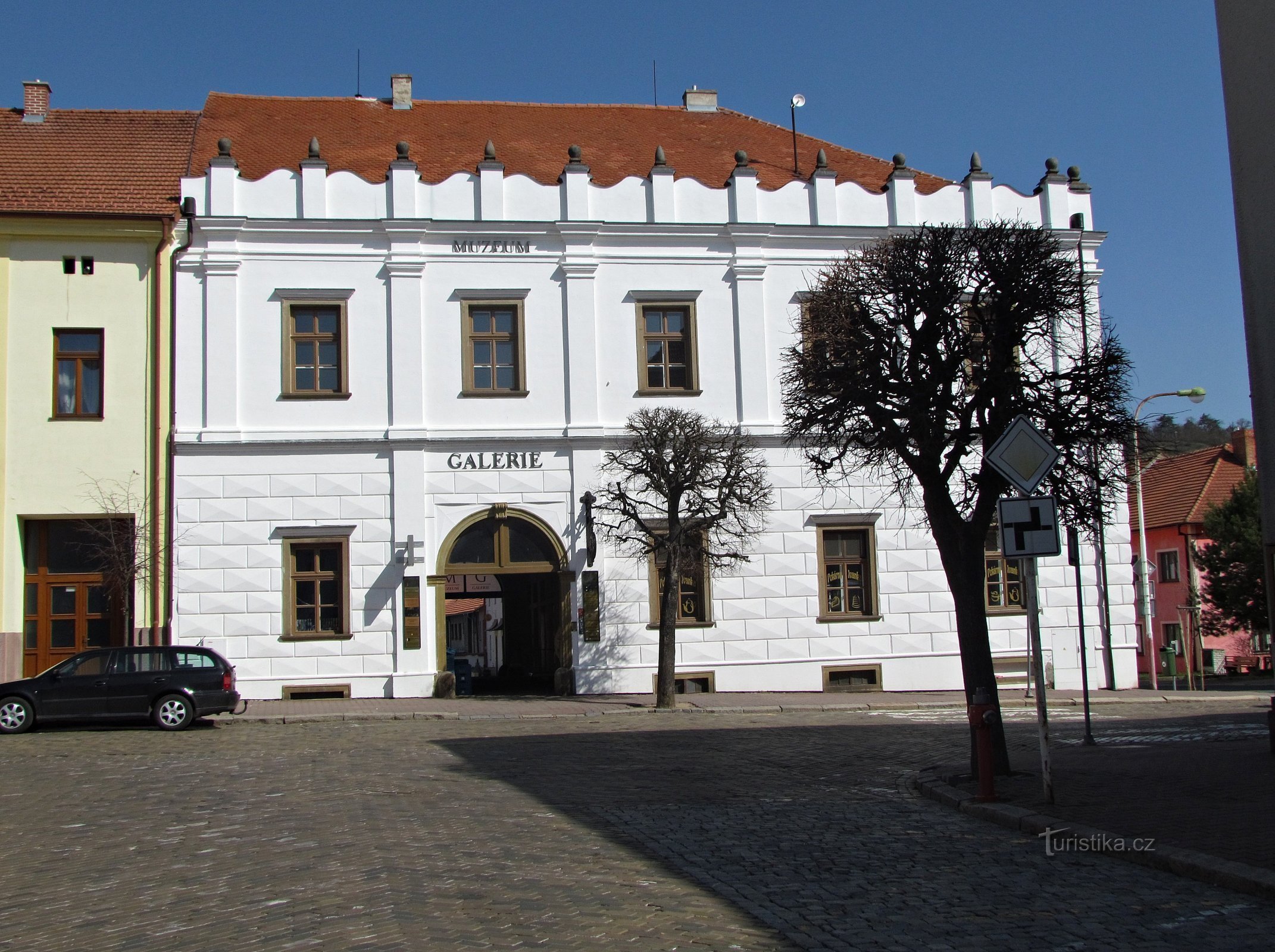 Moravský Krumlov - πλατεία TGMasaryka