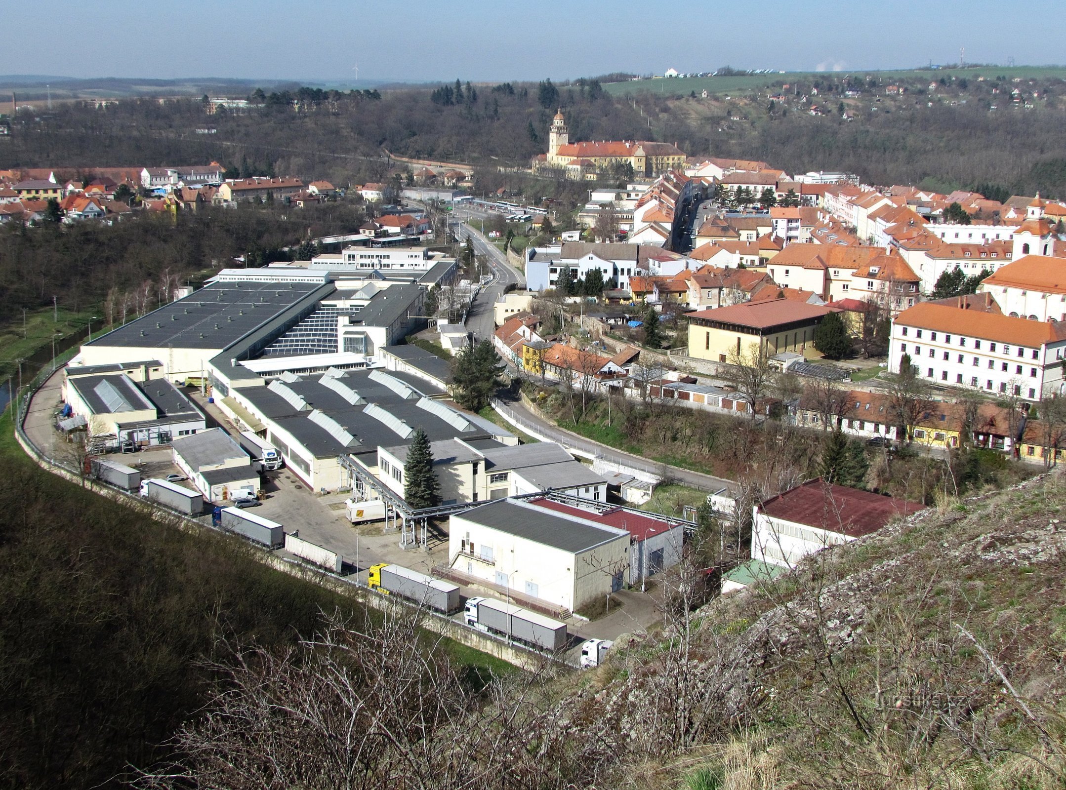 Moravský Krumlov - vista da Floriánek