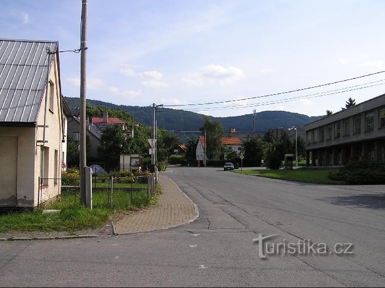 Mořkov - střed - směr na Trojačku: Mořkov - střed - směr na Trojačku