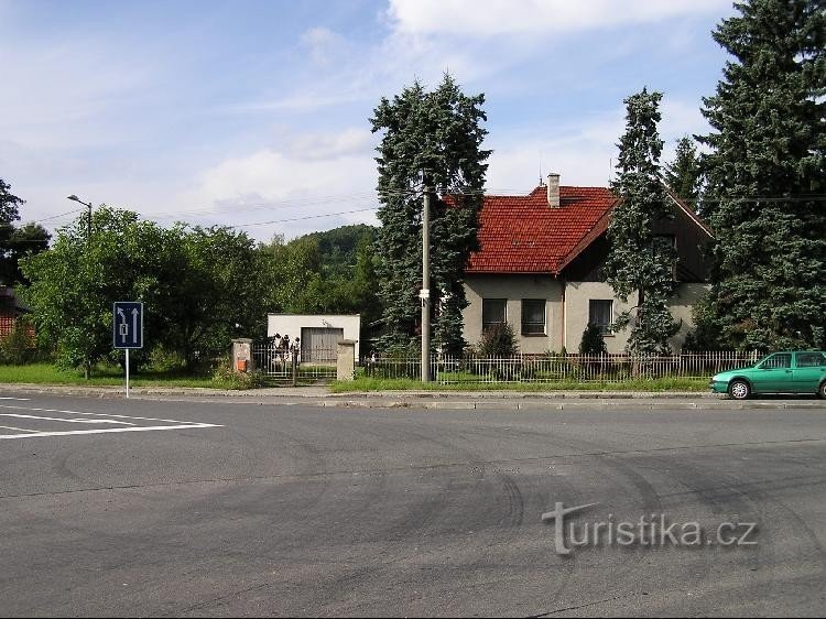 Mořkov - Veřovice - Route vom Zentrum von Mořkov: Mořkov - Veřovice - Route vom Zentrum von Mořkov