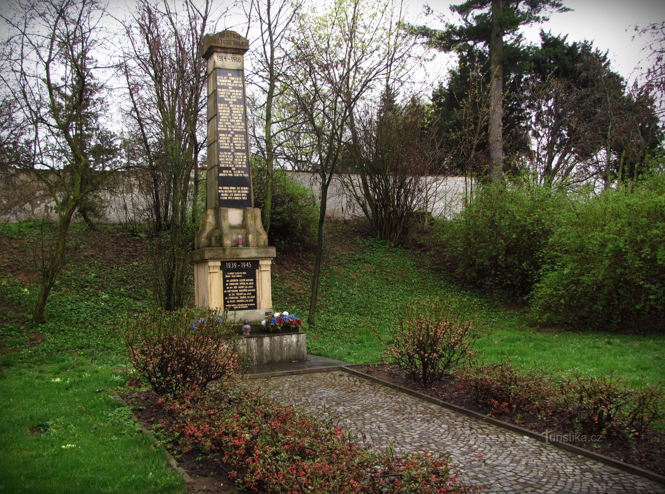 Morkovice - Monument for de faldne