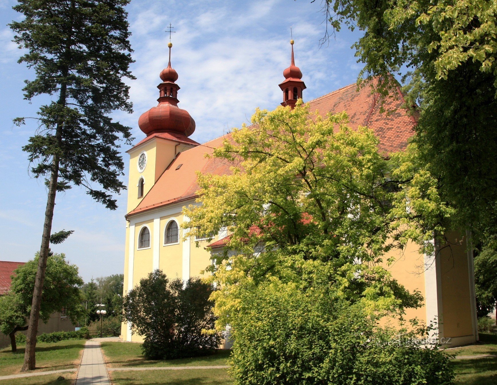 Morkovice-Slížany - kyrkan St. Johannes Döparen