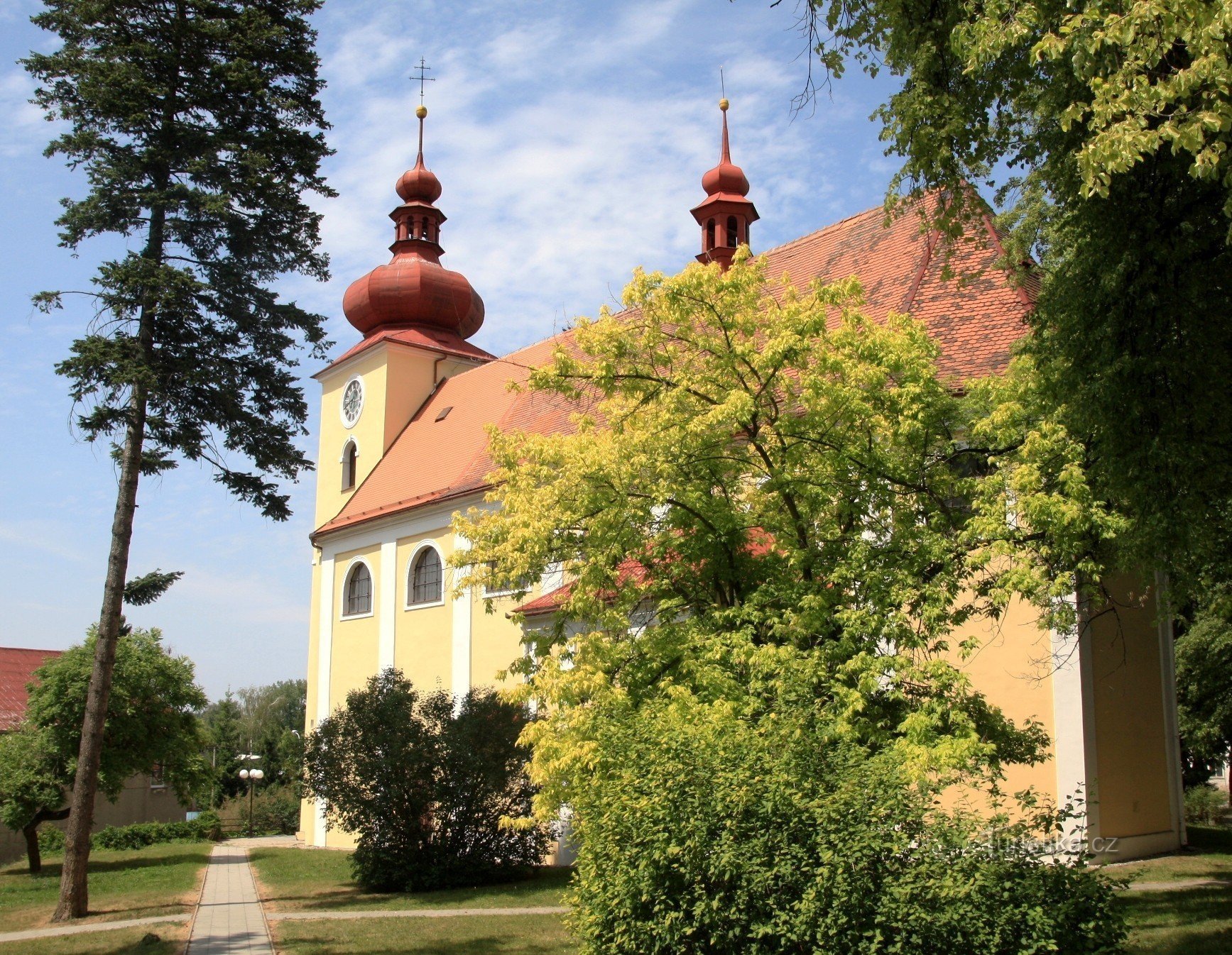 Morkovice-Slížany - Pyhän Nikolauksen kirkko. Johannes Kastaja