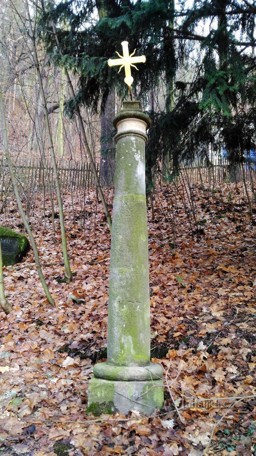 Pestsäule auf Kvádrberk.