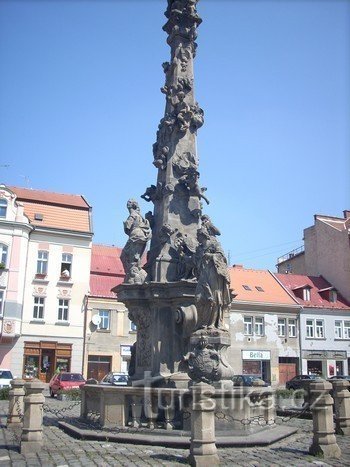 Colonne de la peste sur la place