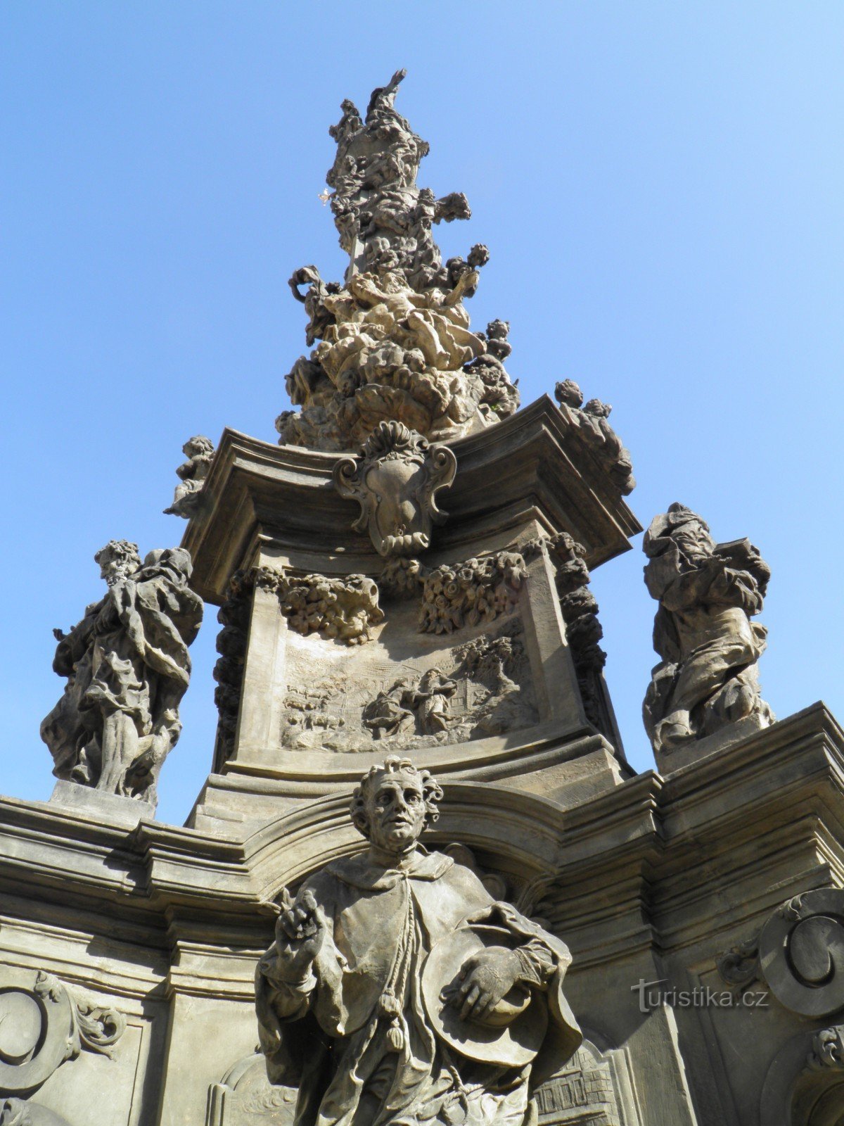 Plague column of the Holy Trinity in Teplice.