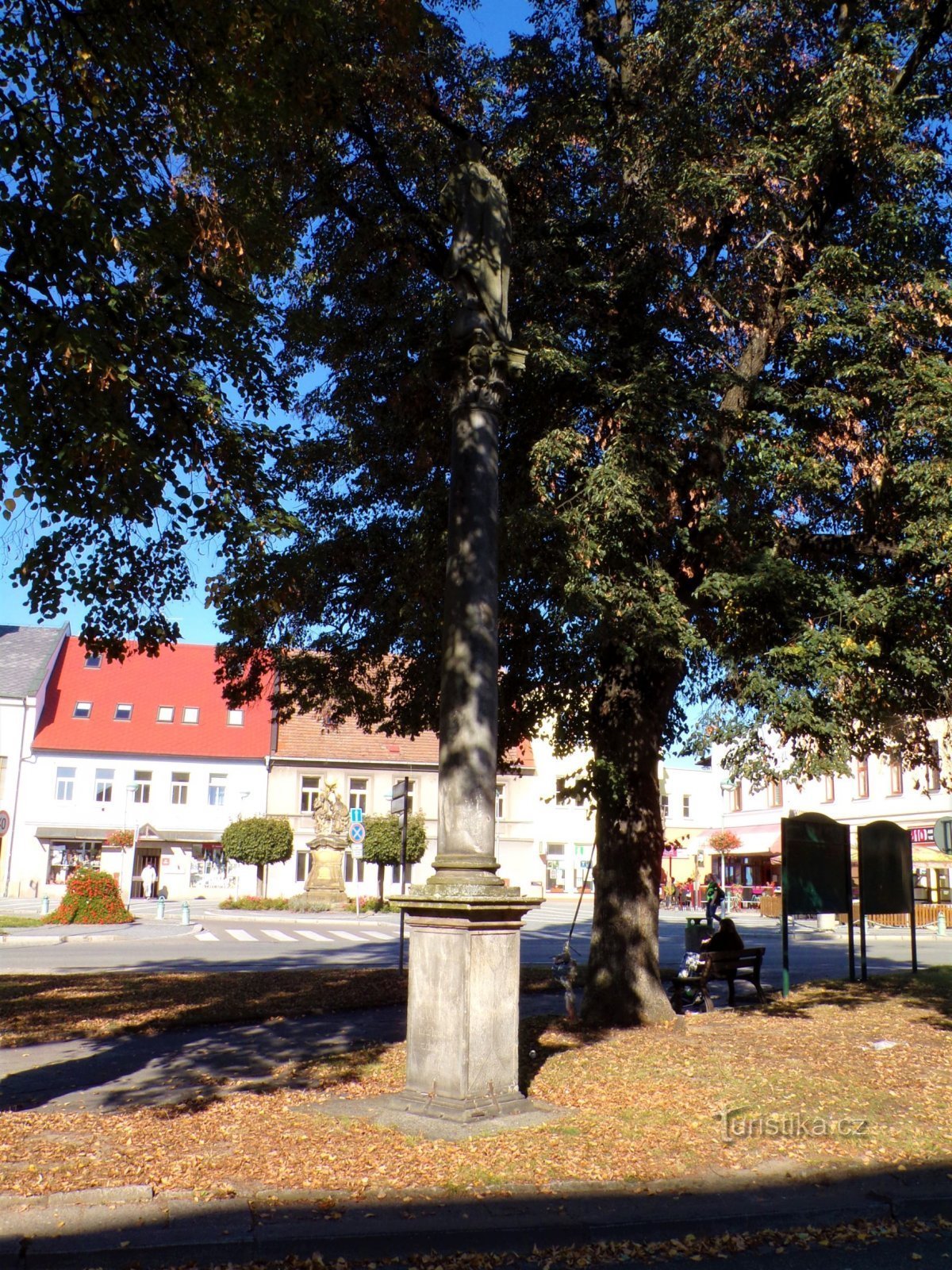 Plague column (Třebechovice pod Orebem, 10.10.2021/XNUMX/XNUMX)