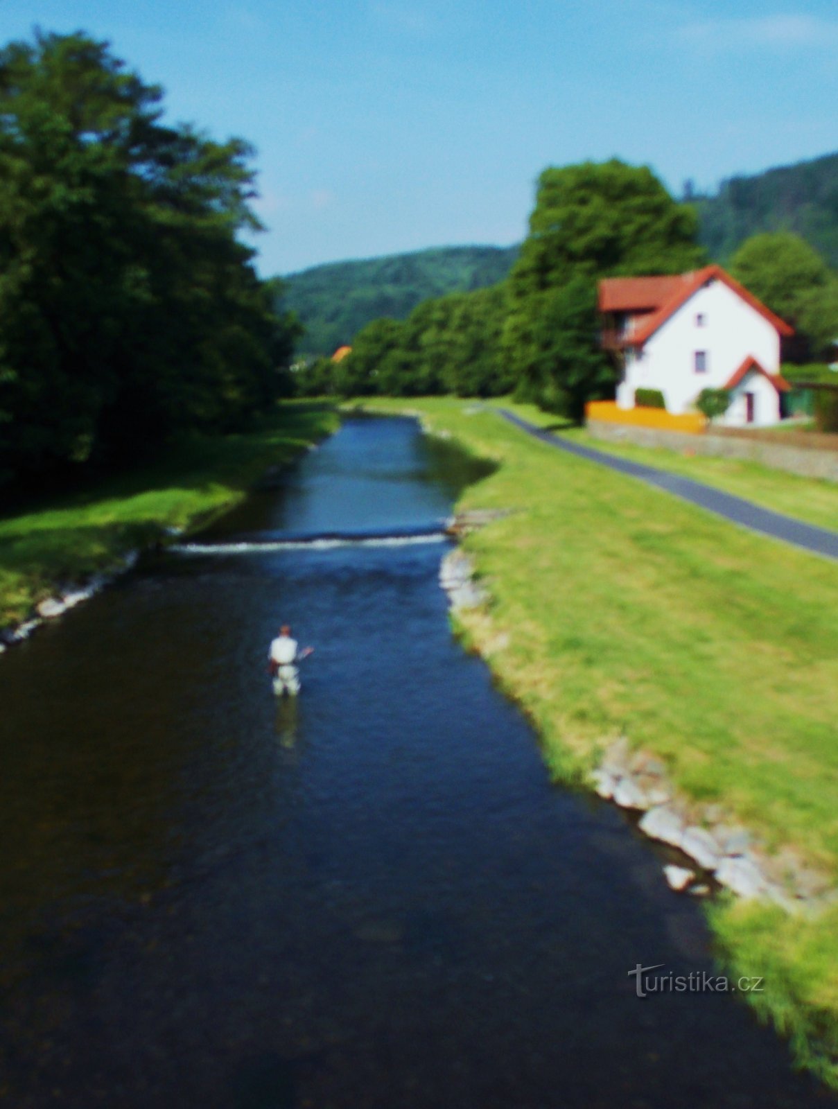 Ruttopylväs Hradec nad Moravicíssa