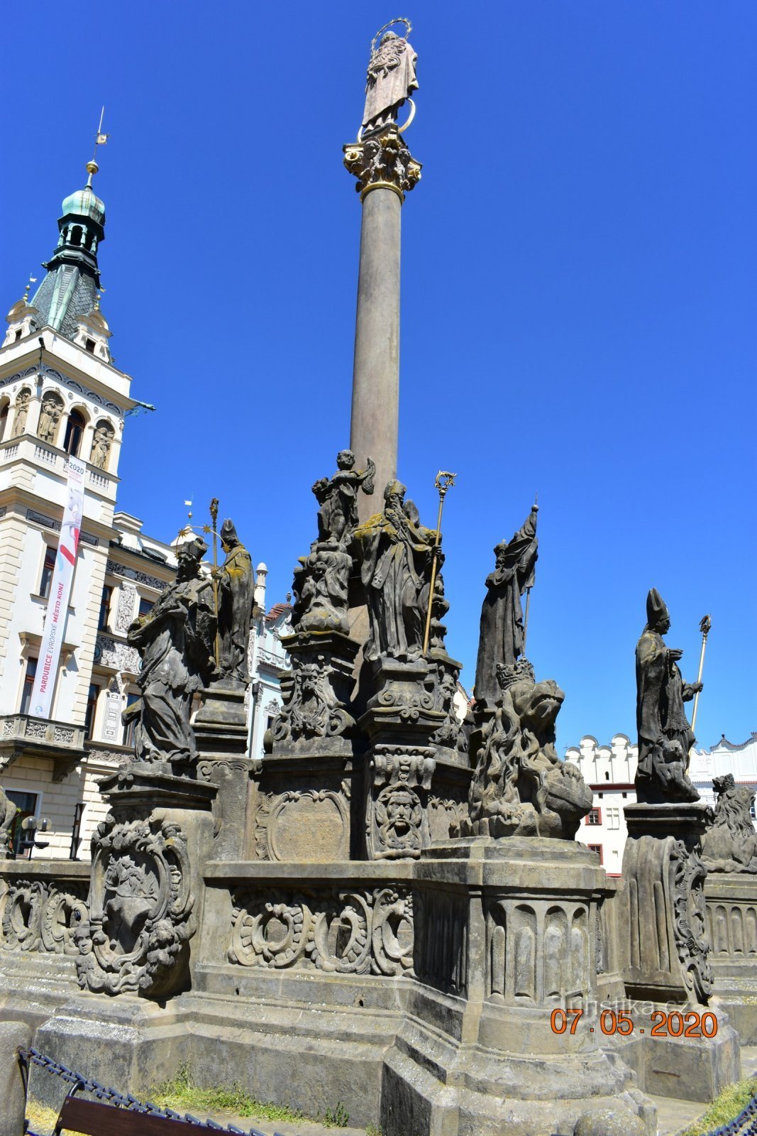 Colonna della peste a Pardubice