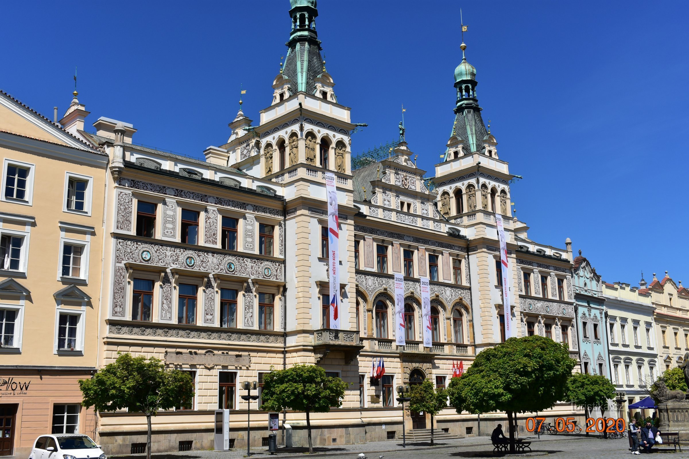 Coluna da peste em Pardubice