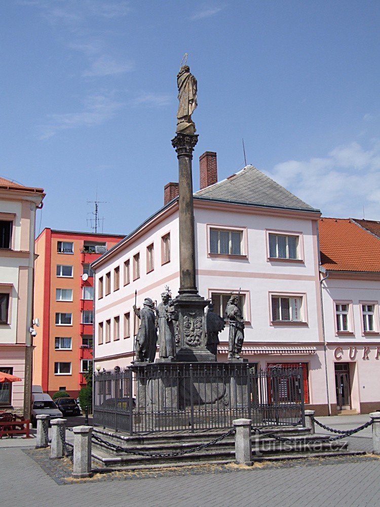 Plague column in Sokolov