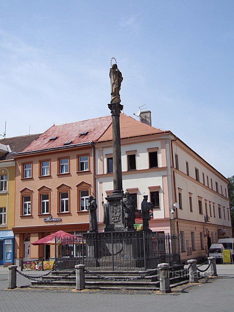 Plague column in Sokolov